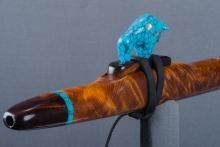 Western Red Cedar Burl Native American Flute, Minor, Mid A-4, #J4H